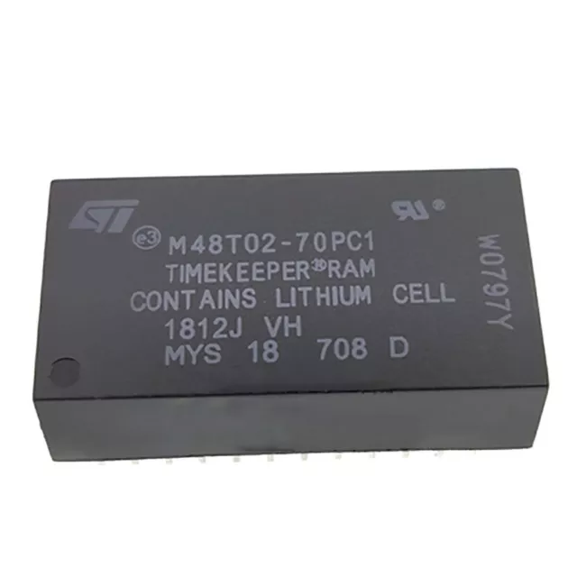 M48T02-70PC1 Package: DIP 24 Kbit 2Kb x8 TIMEKEEPER RAM
