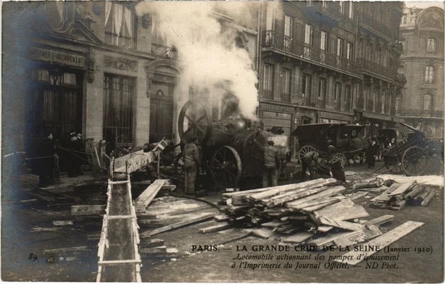 CPA PARIS - La Grande Crue de la Seine (January 1910) (987899)