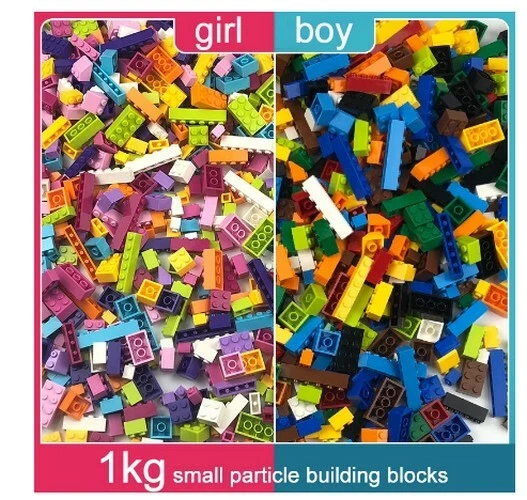 Jeu de blocs de construction aléatoire 1KG eveil, créativité, noel super cadeau