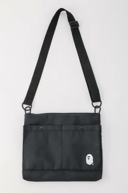 A Bathing Ape Bape Bag Shoulder Crossbody Bag Black New From Japan