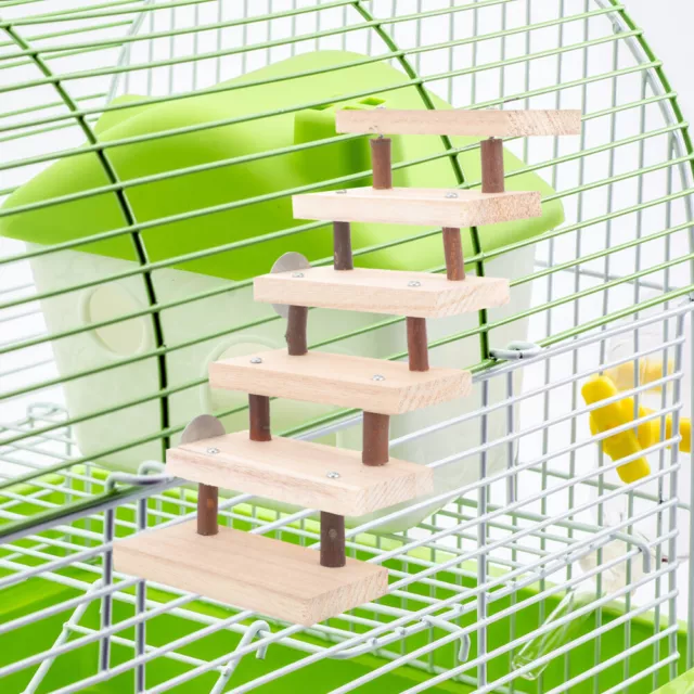 Hölzern Hamster-Kletterleiter Hamsterkäfig Chinchilla-Kletterspielzeug