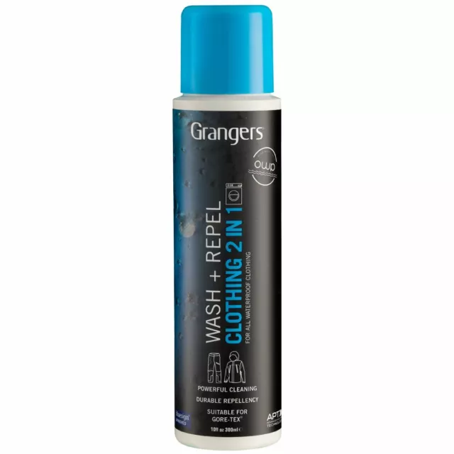 Grangers Wash + Repel 2 in 1 Clothing Cleaner 300 ml Gore-Tex Event Waterproofer
