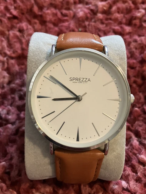 Limit Orologio Da Uomo Al Quarzo - Cassa Acciaio Inox, Quadrante Bianco, Cinturino In Pelle Marrone, Modello 5628.01 - 2