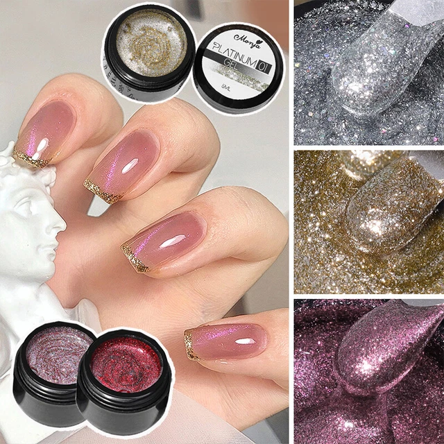 Shiny Star Platinum Uv Diamond Nail Line Gel-Nagellack Schnell Trocknend ^ ∑