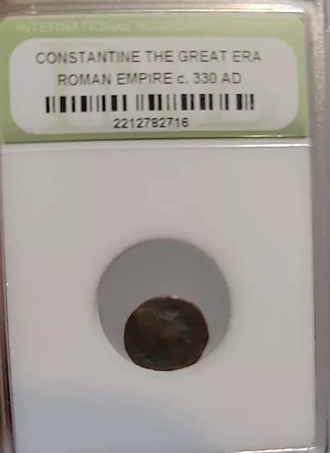 Constantine the Great Era Ancient Bronze Coin c330 AD Roman Empire