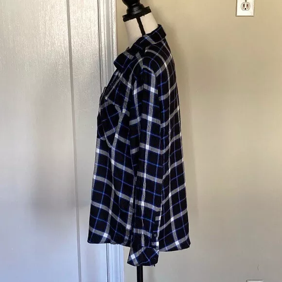 Sanctuary Plaid Boyfriend Shirt 3