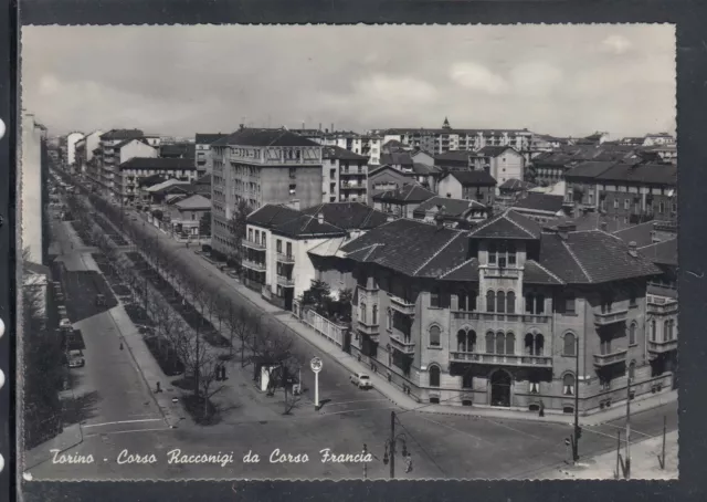 Cartolina Torino Corso Racconigi da Corso Francia A1228