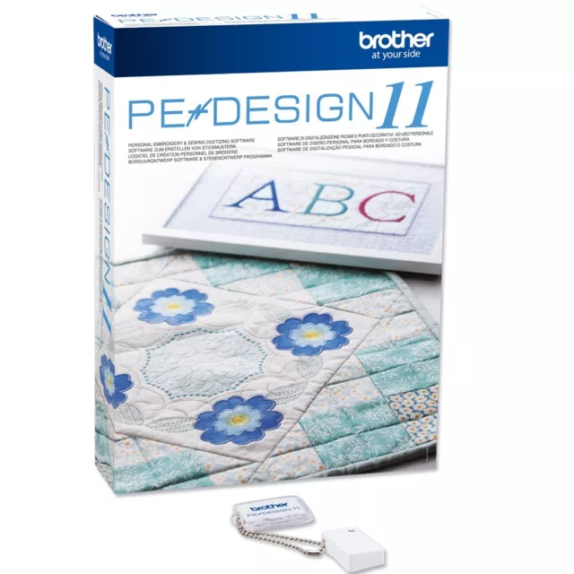 Genuine Brother Pe Design 11 Embroidery Digitising Software Brand New