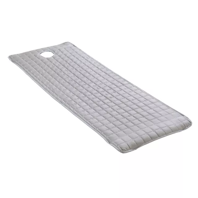 Beauty Salon SPA Massage Table Bed Sheet Pad Mattress with Face Hole Grey