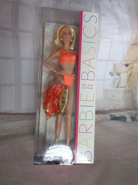 Barbie Basics Collection 003 Mod. 07 Model Muse Aphrodite Face Orange Swimsuit