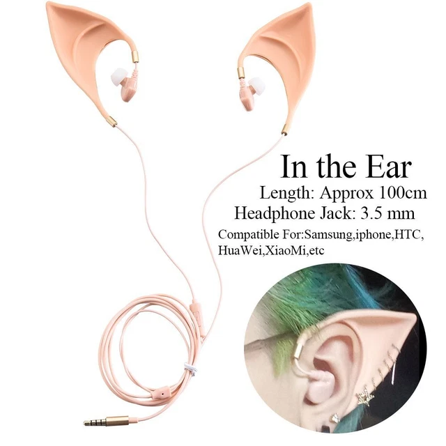 de jeu de rôles écouteurs Type intraauriculaire La fée. Casque d'oreille elfe