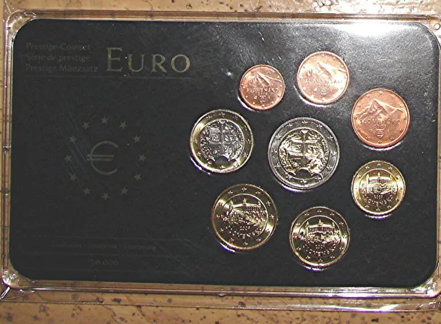 SLOWAKEI  2009  unzirkuliert    Prestige  Coinset   Kursmünzensatz  EURO