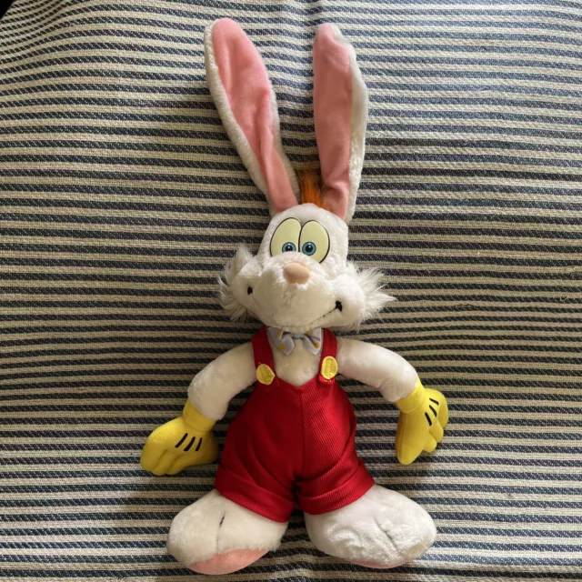 Vintage 1987 Who Framed Roger Rabbit Disney Amblin Poseable Ears Stuffed Plush