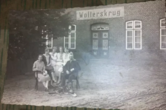 Altes Bild CDV Gaststätte Wolterskrug Hamburg .J.Waldemar Jacobsen Steindam 51