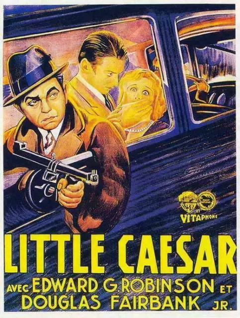 398933 Little Caesar Film Edward G Robinson Douglas WALL PRINT POSTER DE