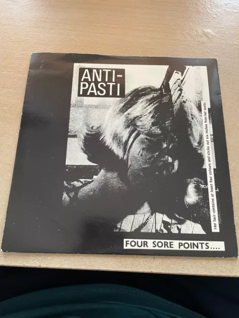 Anti-Pasti - Four Sore Points - 7" Vinyl Single 4 Track EP  1980 on Rondolet