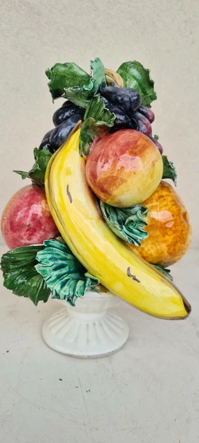Ciotola porta frutta in fine porcellana bianca (Usato) a Melano per CHF