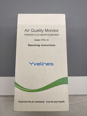 NEW Yvelines HTO-131 Indoor Air Quality Monitor Accurate Tester CO2 Formaldehyde