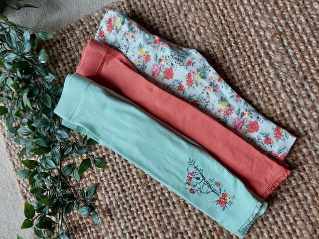 Baby Girls Leggings Bundle Size 6-9 Months Nutmeg Koala Design EUC
