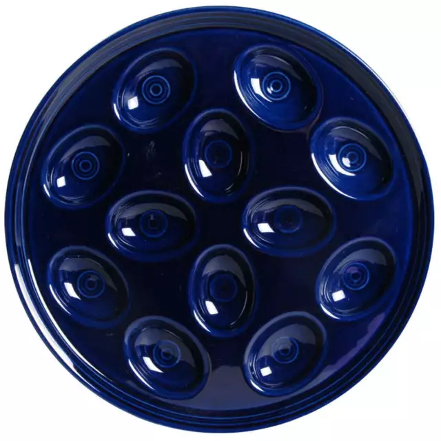 Homer Laughlin  Fiesta Cobalt Blue  Deviled Egg Plate 6362924