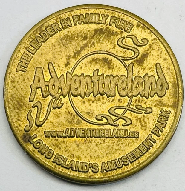 ADVENTURELAND GAME TOKEN Long Island Amusement Park 8.00 PicClick