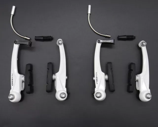 TEKTRO V-Brake V-Bremse Fahrrad Felgenbremse weiss Set VR+HR - NEU