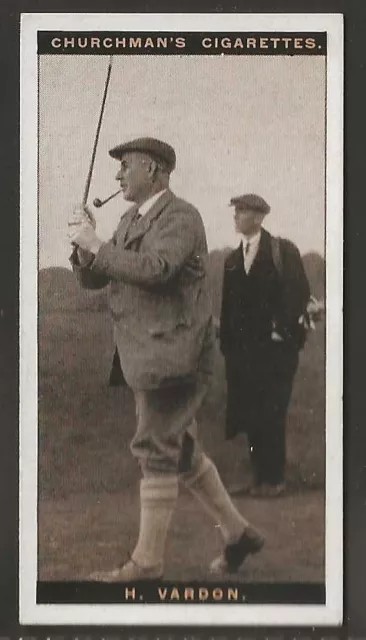 Churchman-Famous Golfers Golf 1927 (Std Size)-#47- Harry Vardon