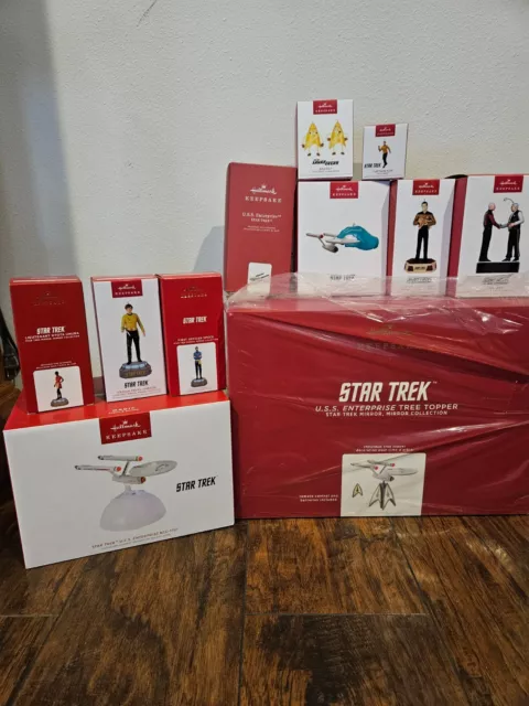 Hallmark Keepsake Star Trek Ornament Lot