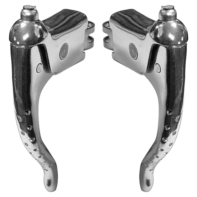 Leviers De Frein Vintage Weinmann Red Dot En Aluminium - Pour Guidon Route 23,8 Mm - Suisse