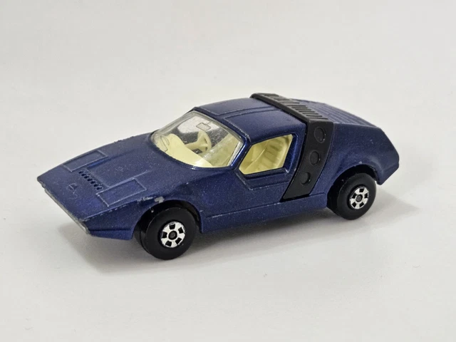Matchboxes Brazil MATCHBOX SUPERFAST BRAZIL Inbrima N41 Siva Spyder Metallic Blue Manaus ...