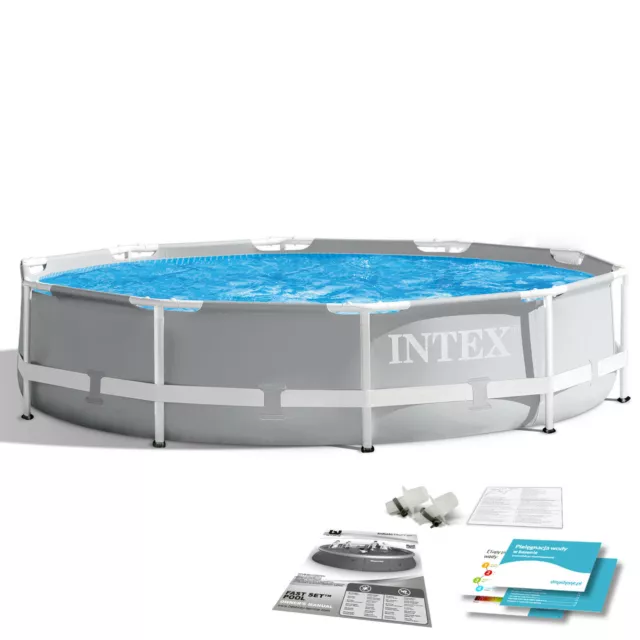 Frame Pool Swimming Pool Gartenpool Schwimmbecken 305 x 76 cm 26700 Intex