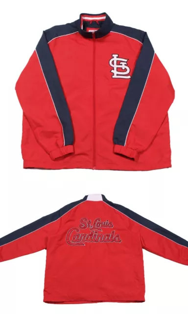 G-III Carl Banks st Louis Cardinals Chaqueta XL MLB Béisbol Vintage AM45