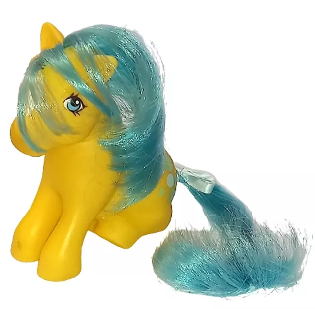 G1 My Little Pony BUBBLES ~ Year 2 Earth Ponies ~ Vintage 1983 Hasbro Pony ~ MLP