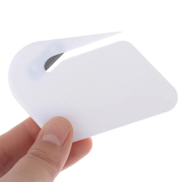 1Pc Plastic Mini Letter Knife Mail Envelope Opener Safety Paper Guarded Cut _kz