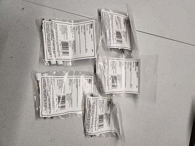 National Hardware N243-774 3'' Brass Finish Spring Doors Stops 2 pk Lot Of 5pks