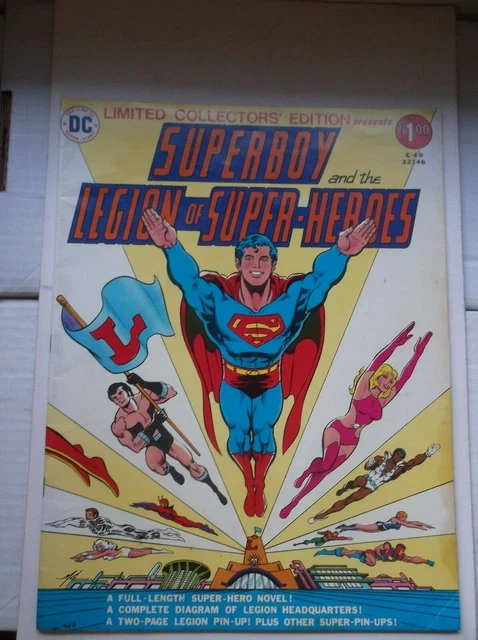 Dc Limited Collectors' Edition: Superboy & The Legion Of Super-Heroes, 1976, Fn-