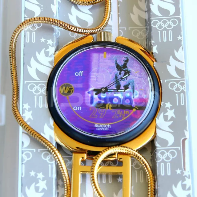 Swatch Pop Olympic Musicall 1996 - PUZ100 - Bob Beamon - Nuovo