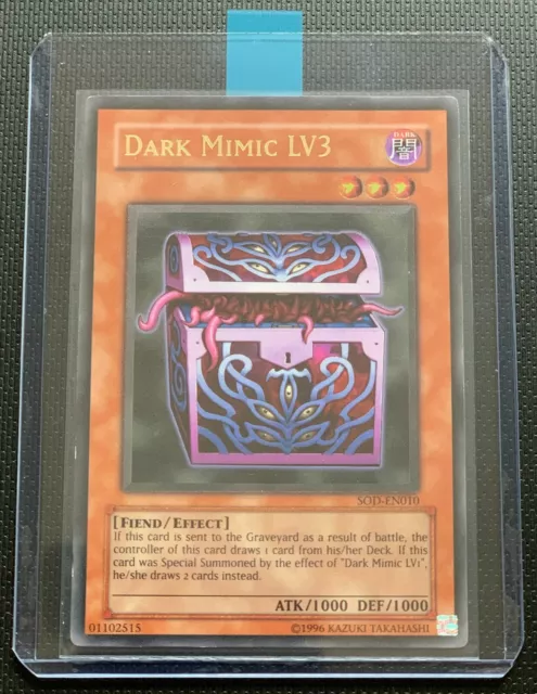DARK MIMIC LV3 SOD-EN010 1st Edition Ultimate Rare Yugioh Card