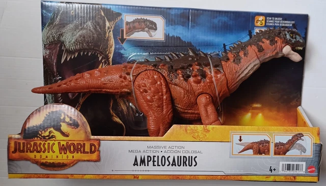 Jurassic World Figurine Dinosaure articulée Ptéranodon, Attaque Rugissante, sons et mouvements, avec code ADN scannable, Jouet Enfant, Dès 4 ans, HDX42