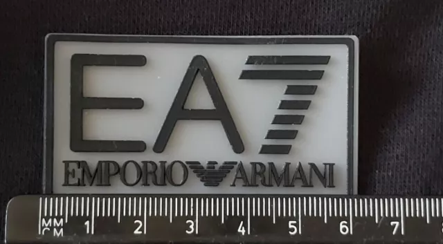 EA7 GA Eagle 3D Raised Soft Silicone Rubber Iron on Badge  - Pack of 2 Badges