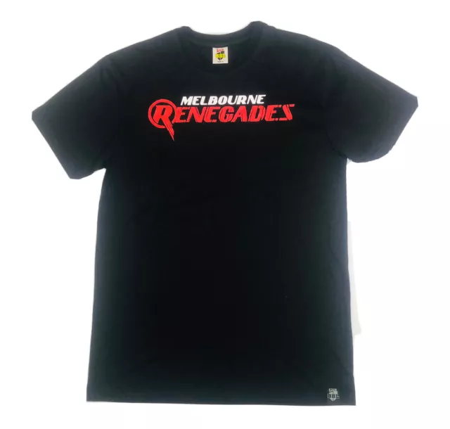 Melbourne Renegades BBL Cricket Men's T-Shirt Size Small Black KFC Big Bash