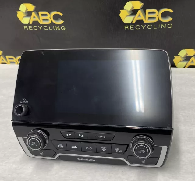 2017 Honda CRV EX-L Radio Screen w/ Climate Control Assembly OEM HONDA CRV