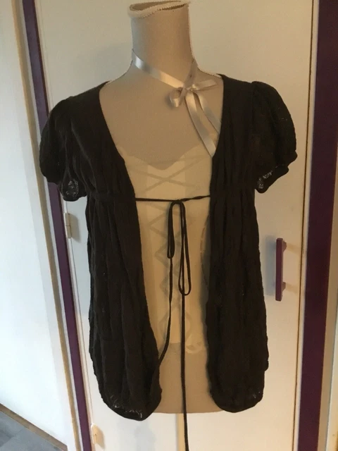 Gilet Comptoir Des Cotonniers Rouge - Taille M, Modèle Marino, Occasion Très Bon état