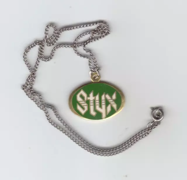 STYX Fanclub Halskette / necklace 70er Jahre