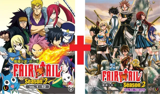 DVD Anime Fairy Tail Season 1 Complete Series (Vol. 1-175 End) English  Subtitle