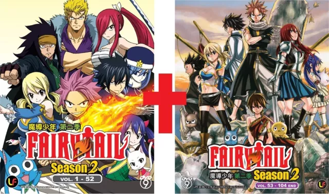 DVD Anime Fairy Tail Season 1 Complete Series (Vol. 1-175 End) English  Subtitle