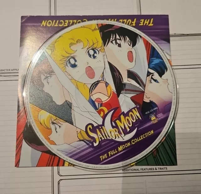 Sailor Moon Full Moon Collection CD 2002 Anime Soundtrack OOP NO CASE