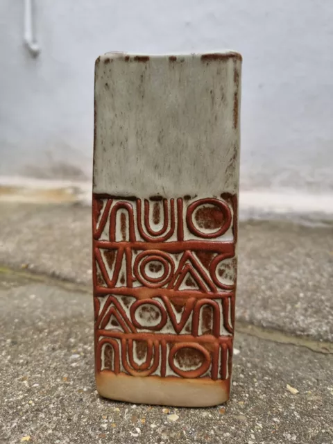 Vintage Louis Hudson Studio Pottery Slab Vase 1970S