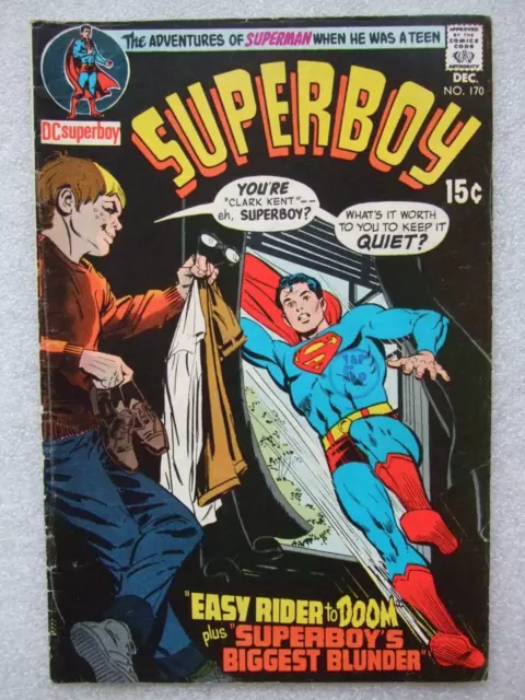 Superboy  #170 "Easy Rider To Doom"