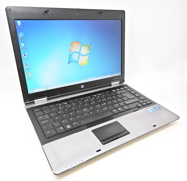 Windows 7 laptop HP 6450B  i5 4GB 480Gb SSD DVD CD Pink Purple Blue WIFI 32BIT